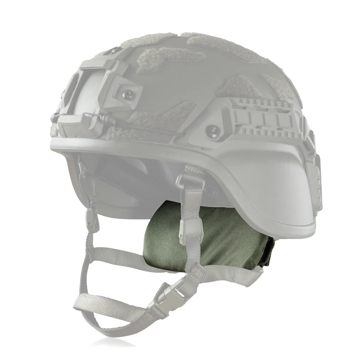 Баллистическая защита затылка (с креплением на шлем) 2-го класса защиты. Олива 4