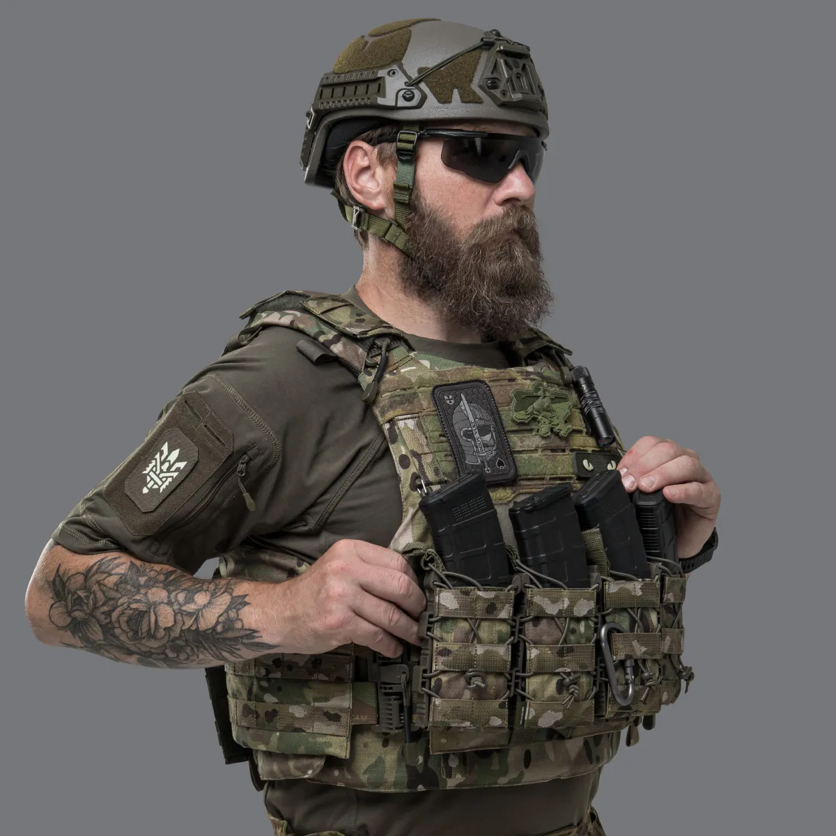 Боевой бронежилет IBV-2 (Stanag 2920). Вес 3.7 кг. Увеличенная площадь защиты. Мультикам. S/M 6