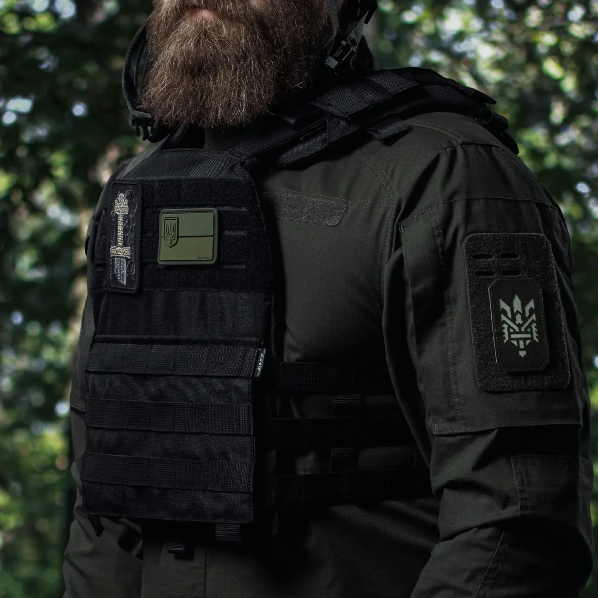 Плитоноска Modular Vest Platform (M.V.P.) Lite. Cordura 1000. Колір Чорний 10
