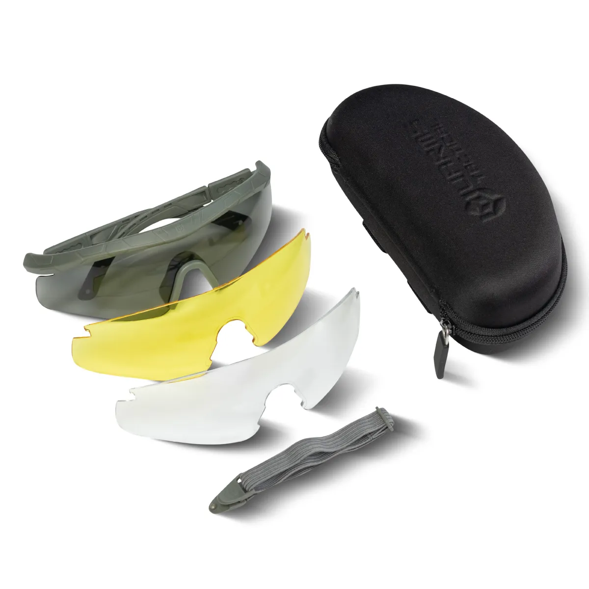 Очки тактические Trevix со сменными поликарбонатными линзами. Серые 8