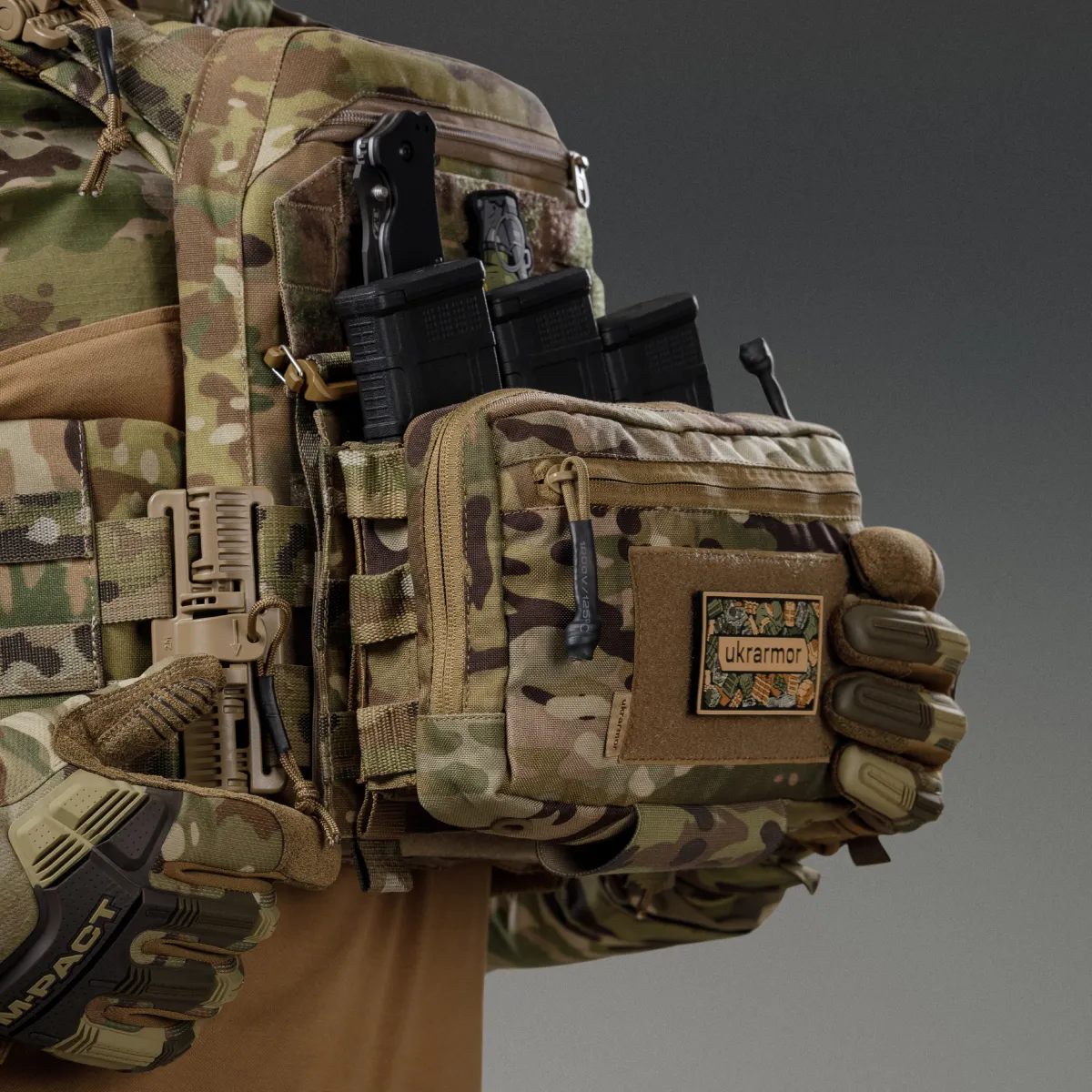 Підсумок MagPlus (AK/AR + Адмін). Cordura 600D. Мультикам 9