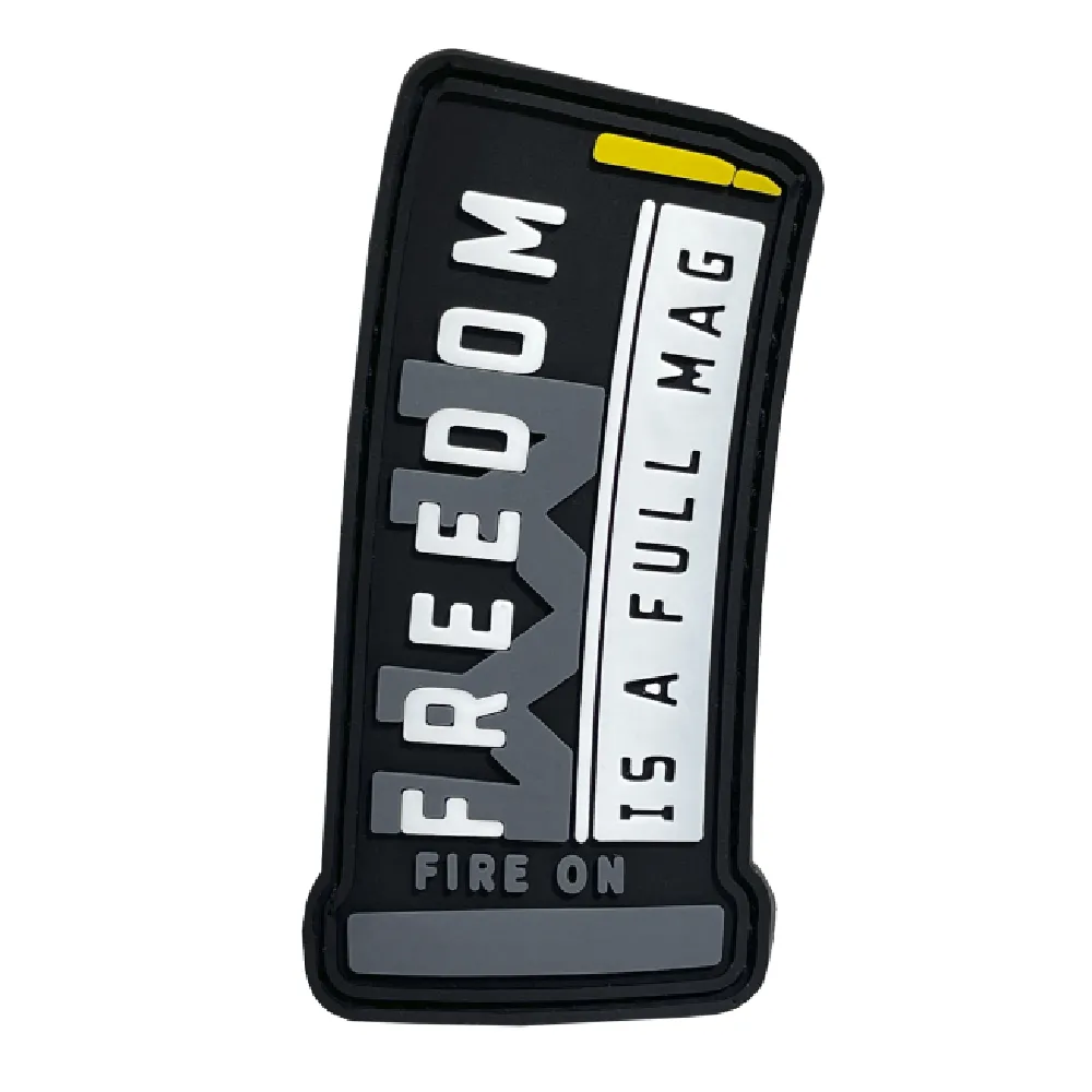 Патч (шеврон) «Свобода - це повний магазин» від А.Т.А.К.А. М’який ПВХ пластик