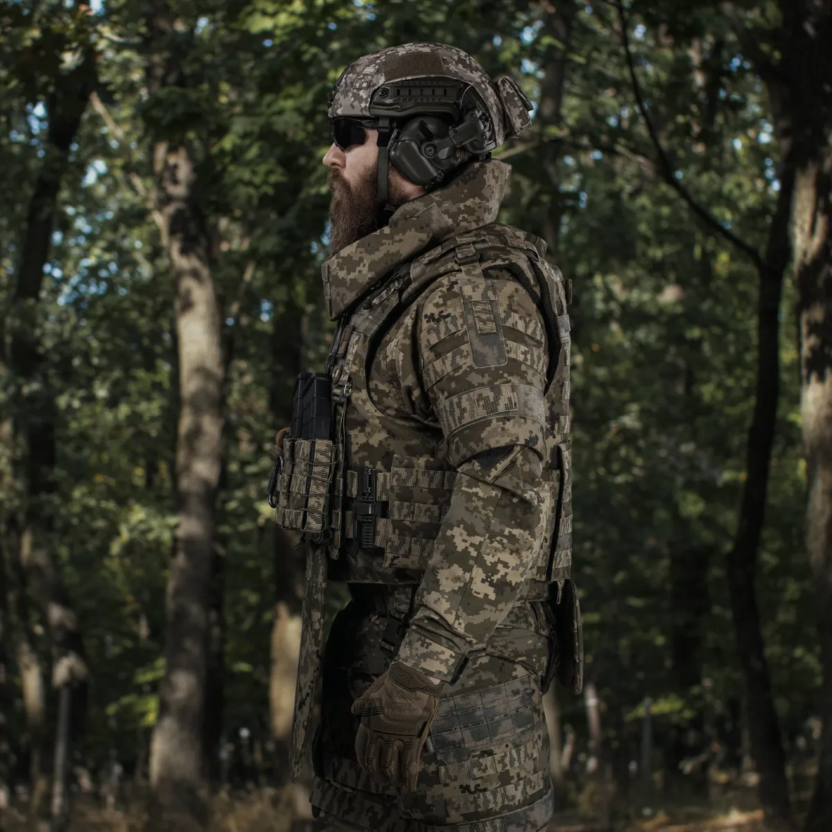 Баллистическая защита шеи Gen 2 (и верхней части спины) 2-го класса. Пиксель (мм-14) 8