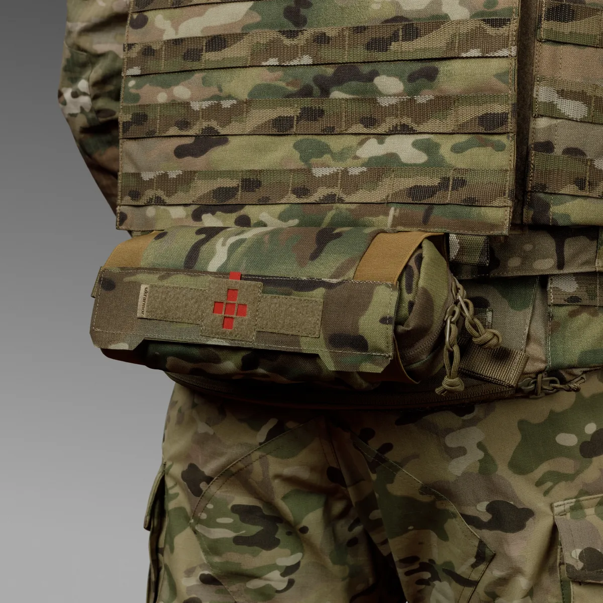 Аптечка тактична горизонтальна Slim MP, вологостійка. Мультикам 3