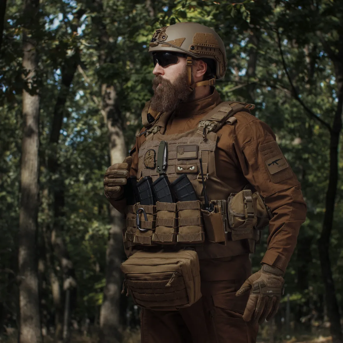 Комплект спорядження Vest Full (based on IBV) L/XL 2-го класу захисту. Койот 15