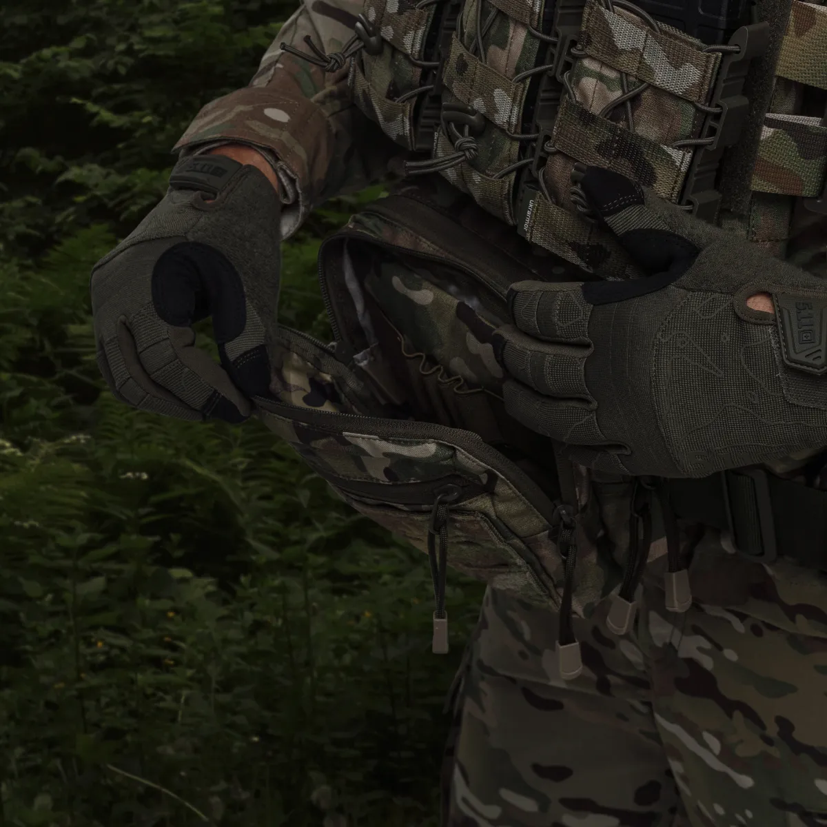 Тактические перчатки 5.11 Tactical competition shooting 2.0. Цвет Ranger green 9