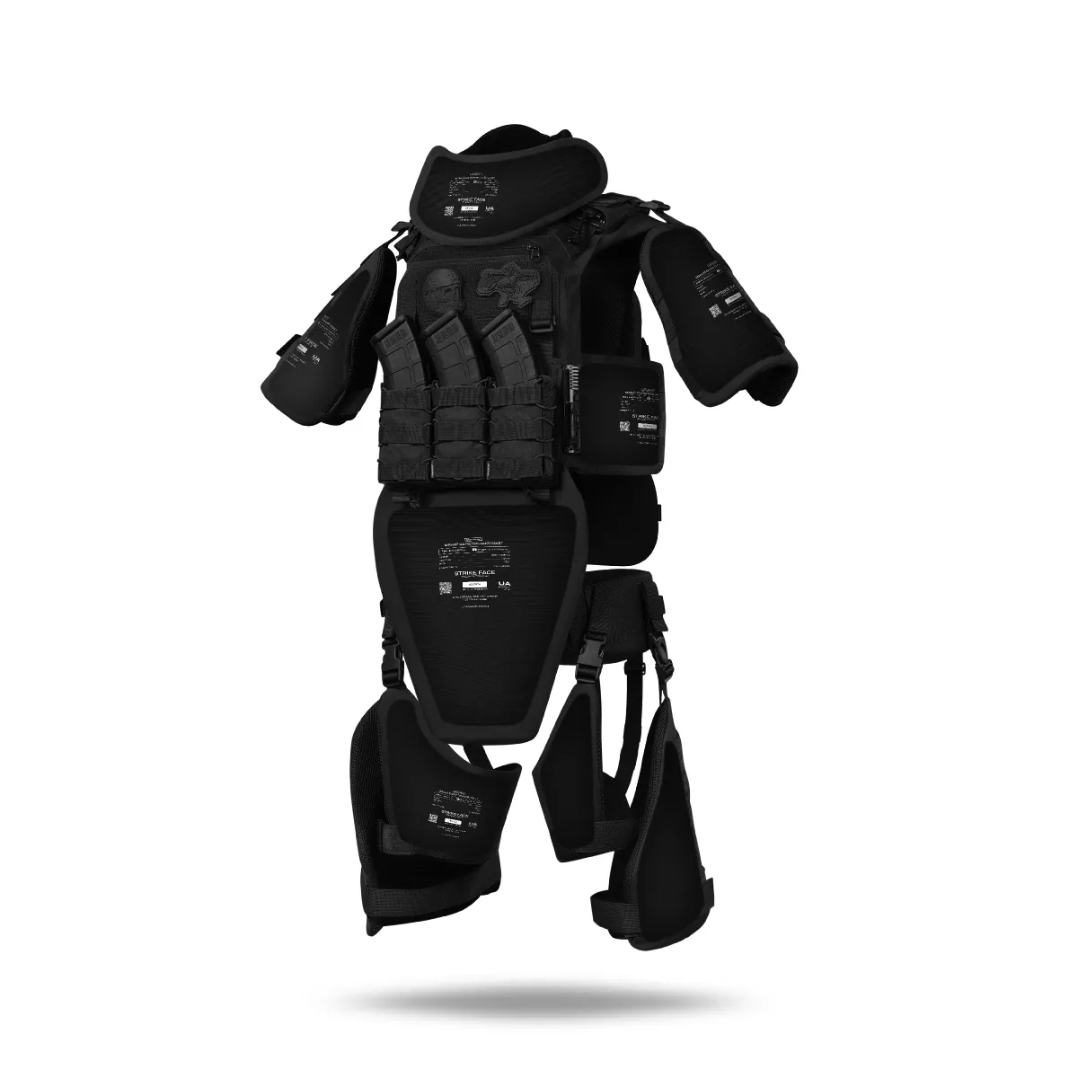 Протиуламковий фартух 2-го класу захисту (з балістичним пакетом). Розмір XL. Чорний 7