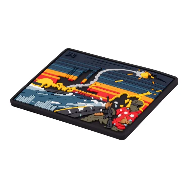 Патч (шеврон) «Двіж-Вишки» від Brand Element. М’який ПВХ пластик 3