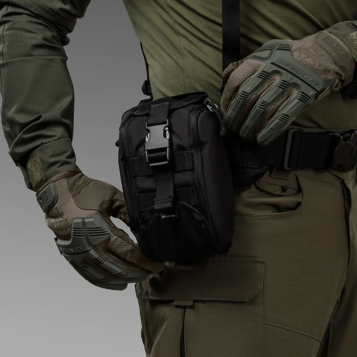 Підсумок-органайзер аптечка. Кріплення Molle. Cordura 500D. Чорний 3