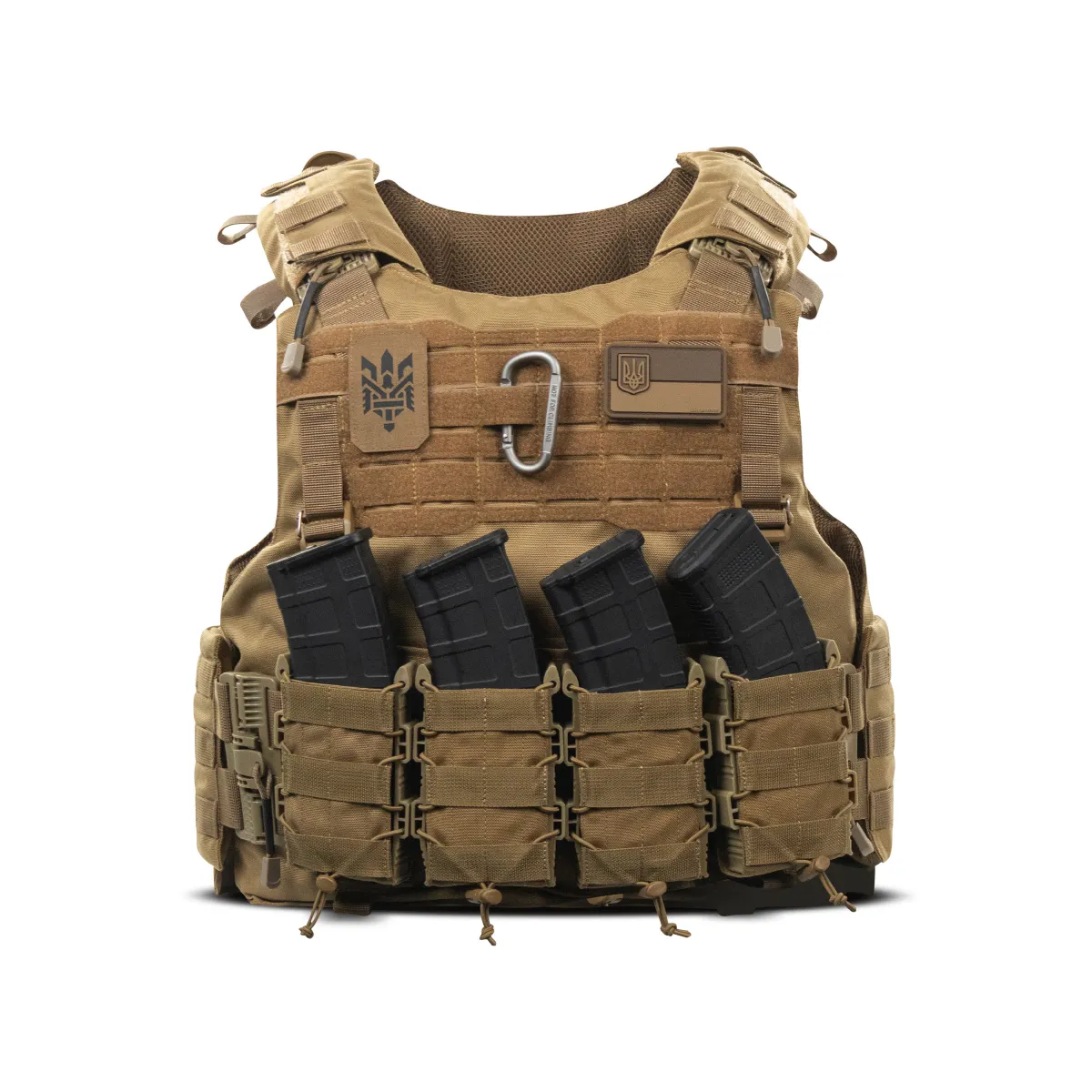 Бойовий бронежилет IBV-2 (Stanag 2920). Вага 4.3 кг. Збільшена площа захисту. Койот. L/XL 5