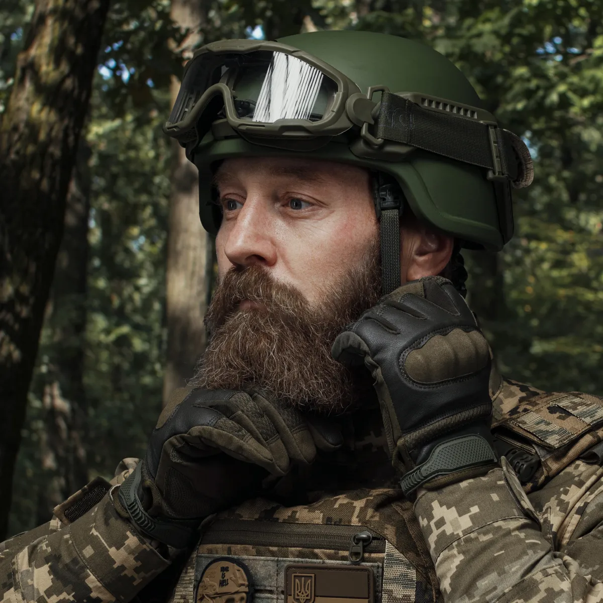 Балістичні окуляри-маска Trevix з комплектом лінз. Олива 4