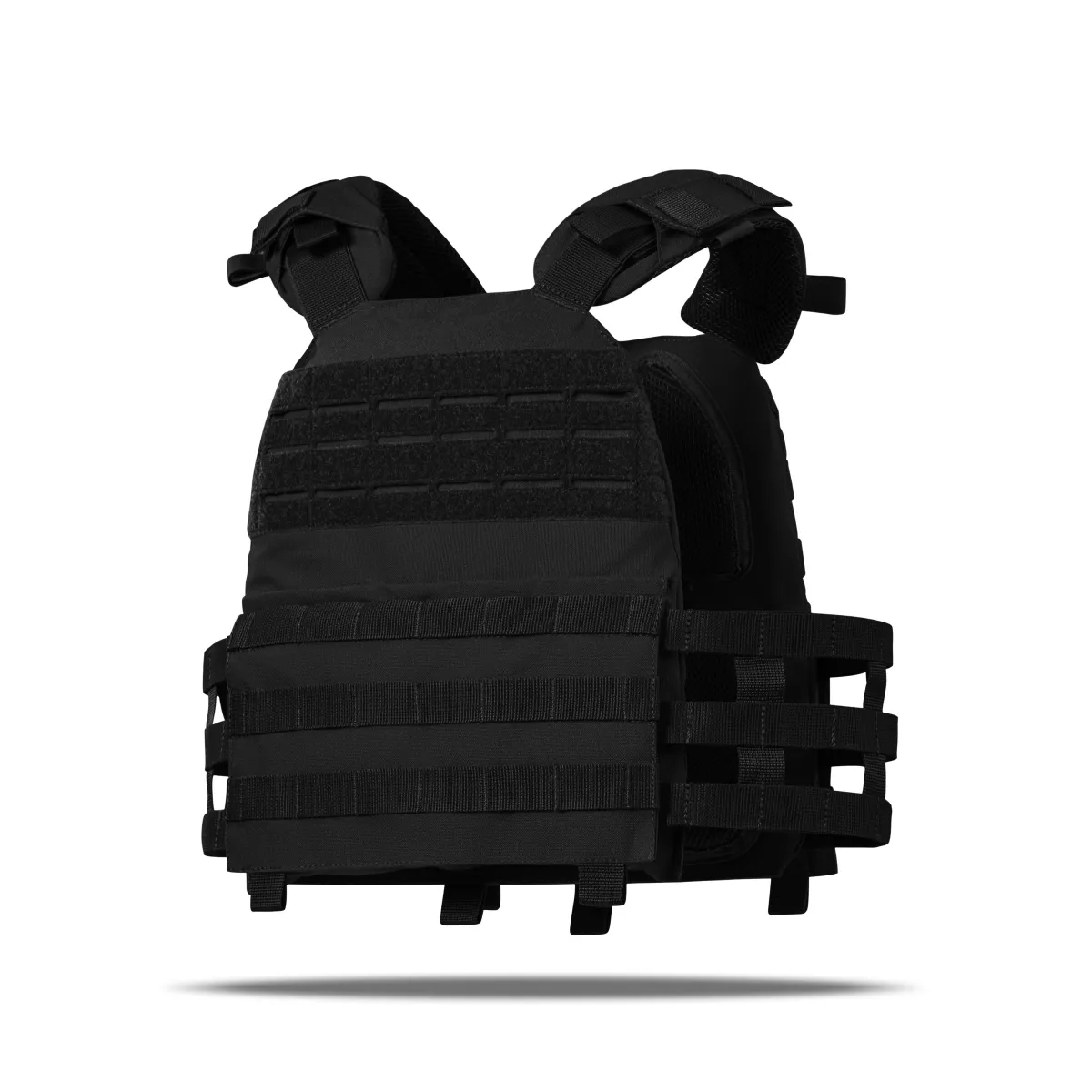 Бронежилет 3 (+++) уровня NIJ (M.V.P.). Вес 3.8 кг. Керамические плиты Elmon 1.65 кг. Черный 3