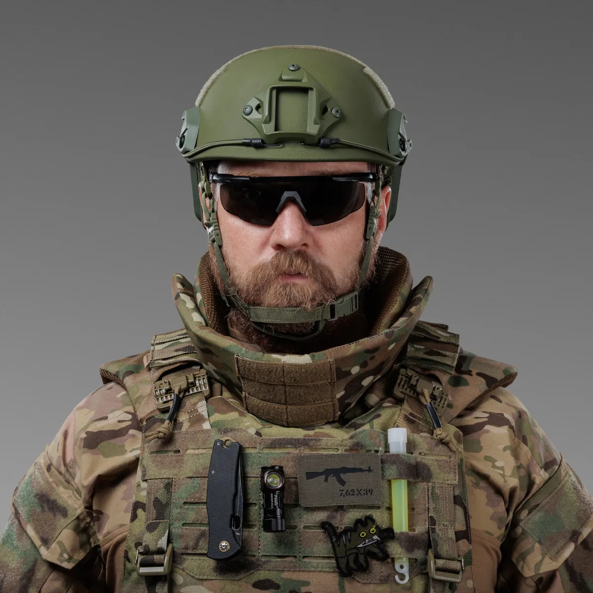 Баллистическая защита шеи Gen 3 (и верхней части спины) 2-го класса. Мультикам 6