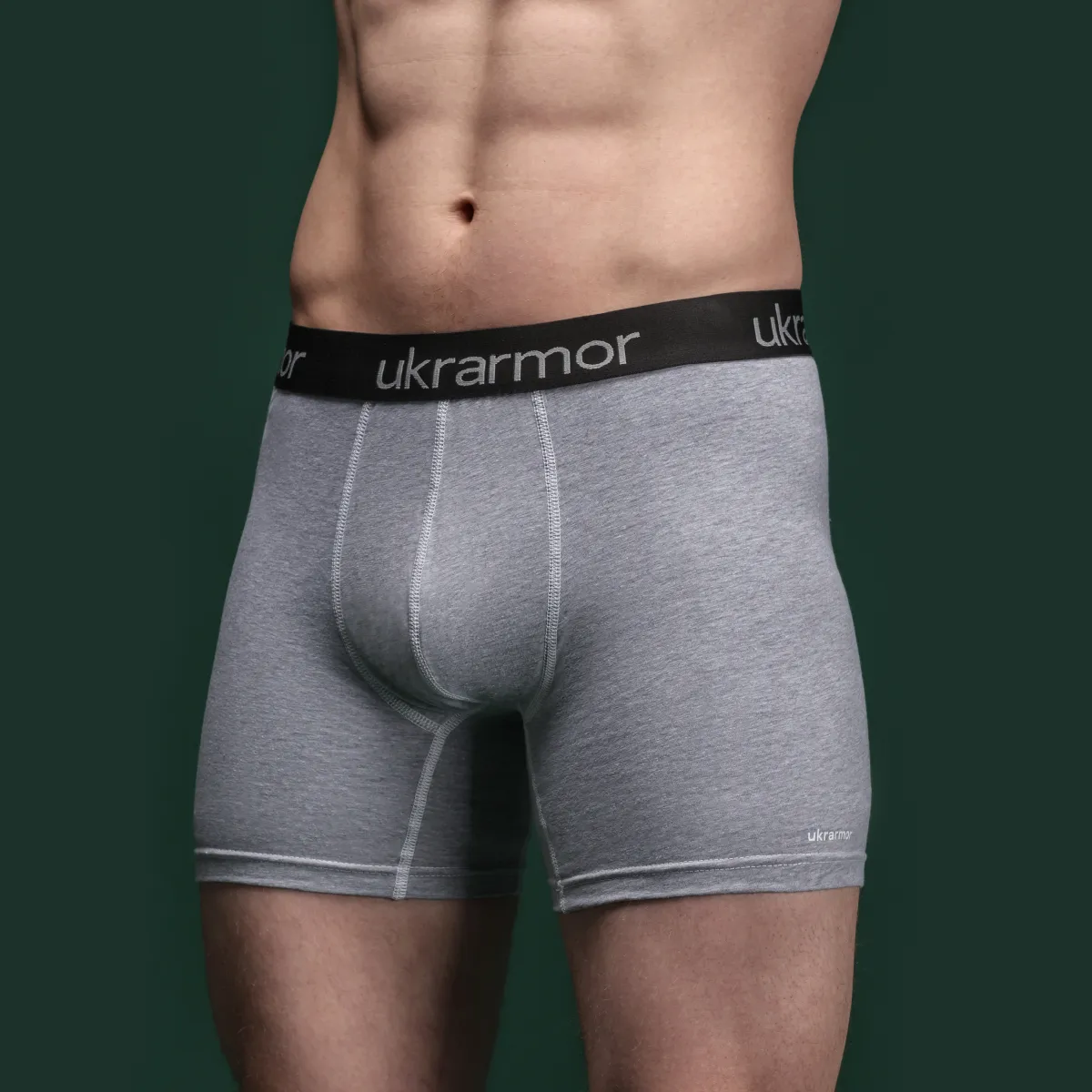 Комплект чоловічих трусів Soldier's Boxer (3 шт). Матеріал Charged Cotton. Чорний - Сірий - Білий 5