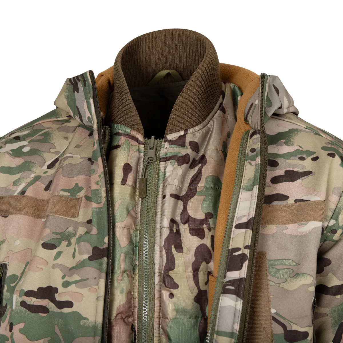 Куртка тактична Softshell All Weather 3 in 1 (до -20°C). Мультикам 5