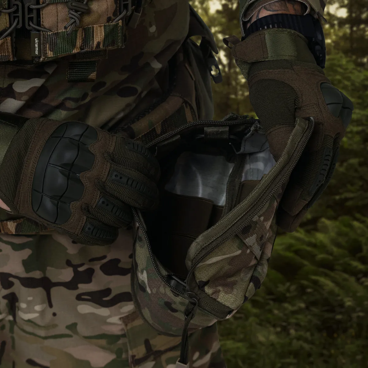 Аптечка увеличенная PRO (подсумок-органайзер). Cordura 1000. Мультикам 11