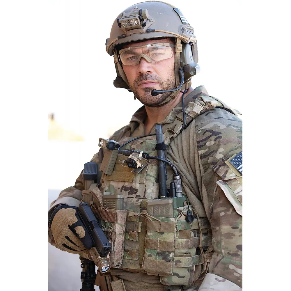 Ліхтар тактичний на шолом Streamlight Sidewinder Compact® II Military, 4 світлодіоди. USA. Coyote 4