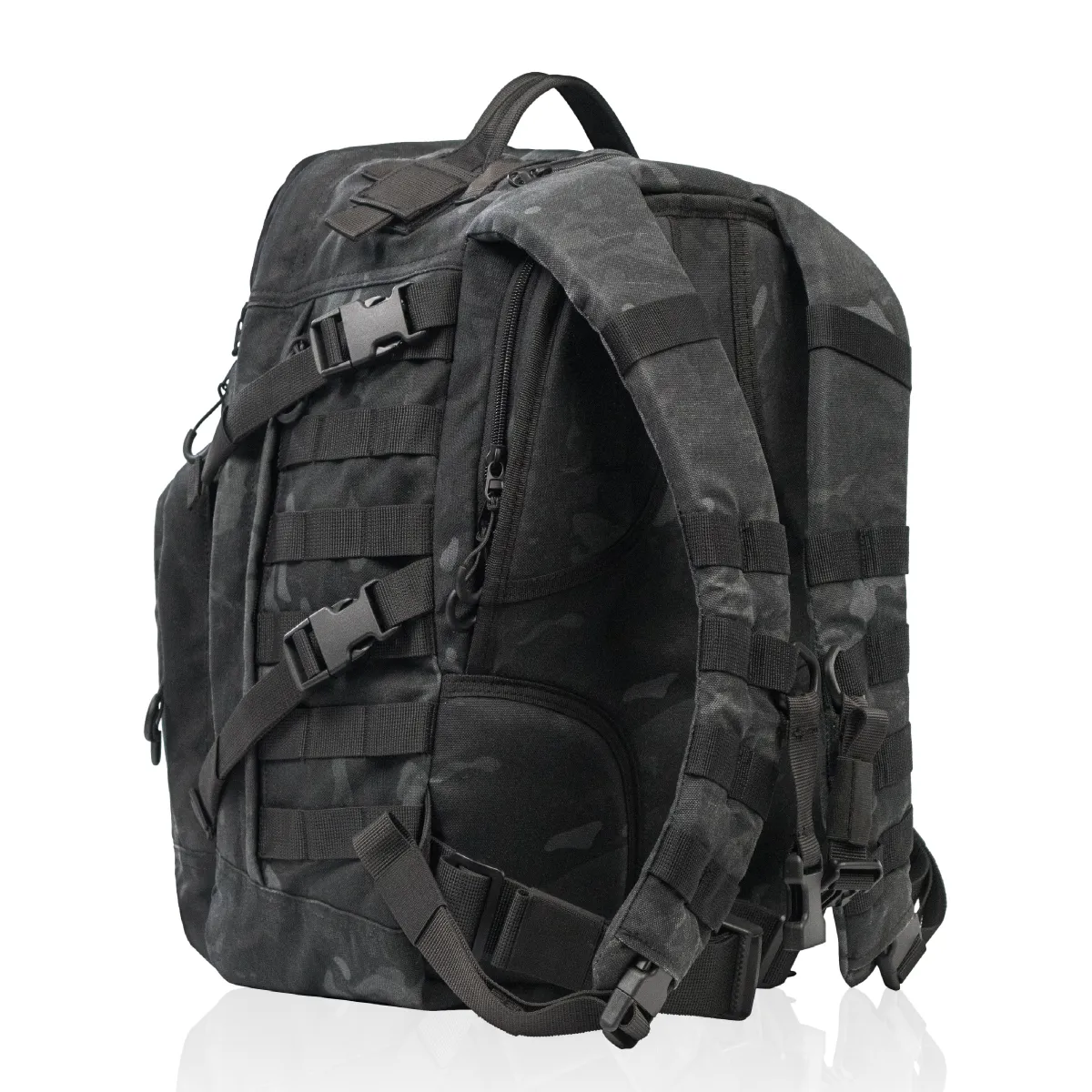 Тактический рюкзак RANGER на 40 л. Мультикам черный. CORDURA 1000 3