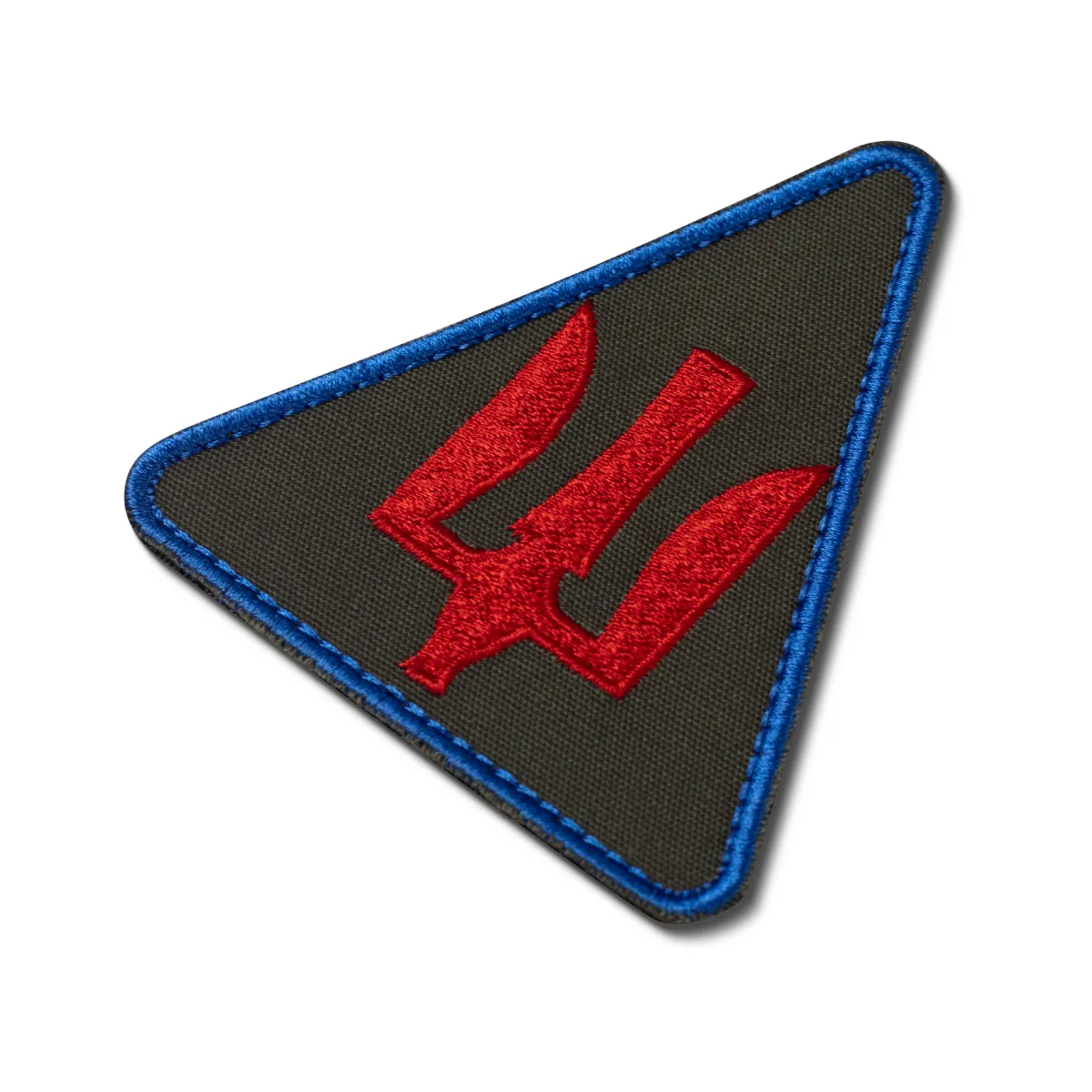 Шеврон (нашивка) Зенітно-ракетні війська повітряних сил ЗСУ, 8х8 см. Червоний 2