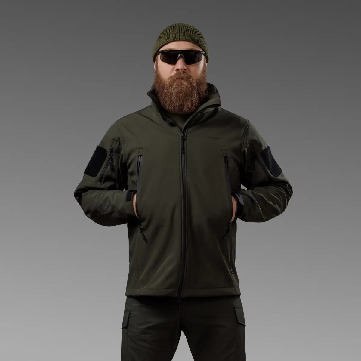 Куртка тактична Softshell Hawk Jacket. Захист від вітру та вологи.  Олива 12
