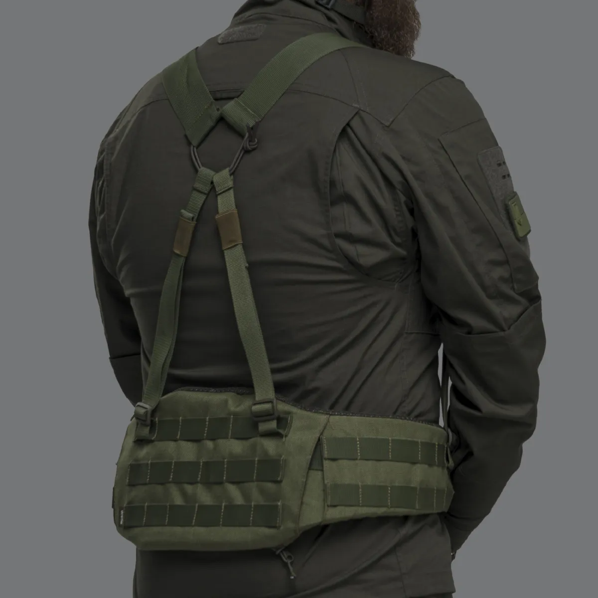 Тактический разгрузочный пояс. Олива 2