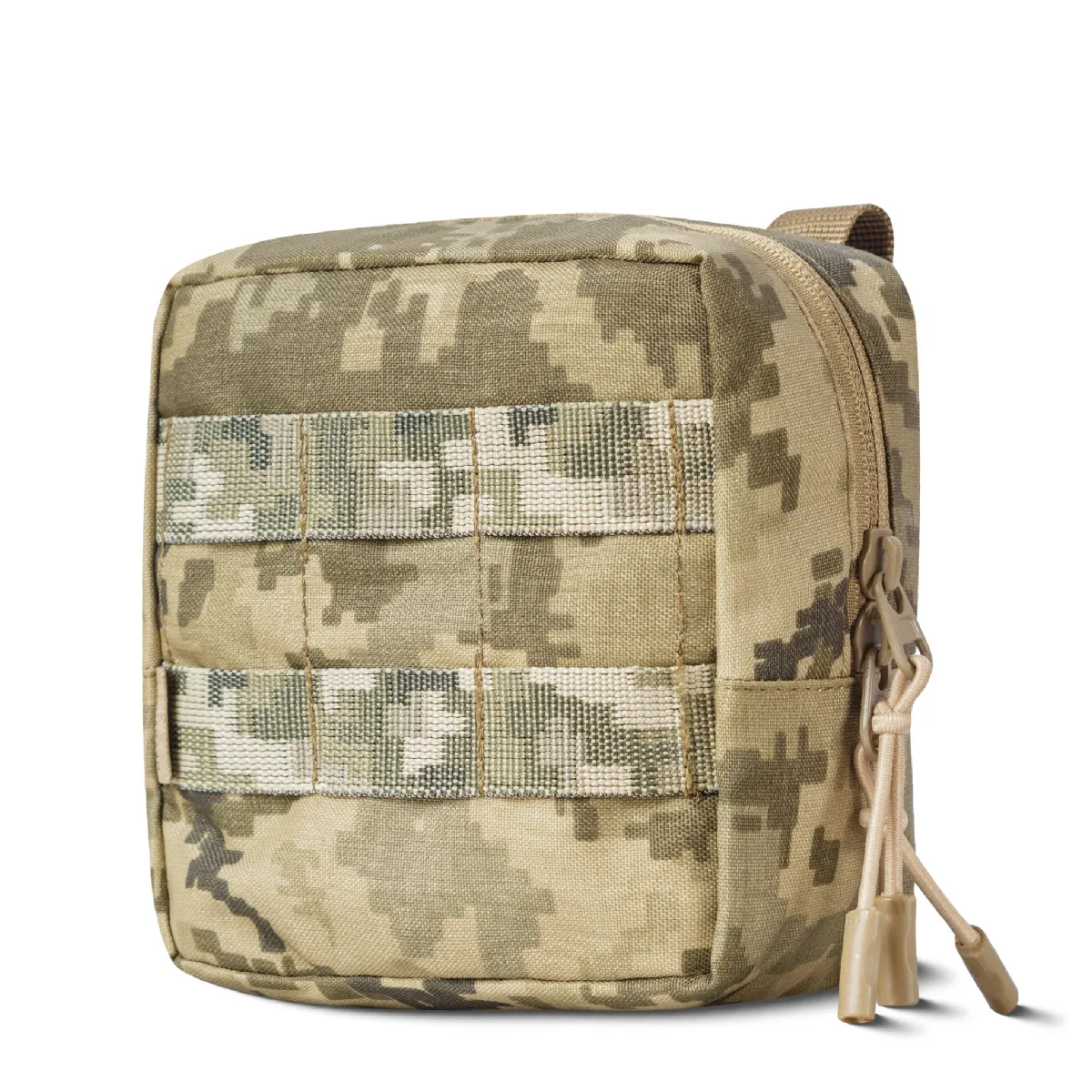 Подсумок утилитарный S. Крепление Molle. Cordura 1000. Пиксель (мм-14).
