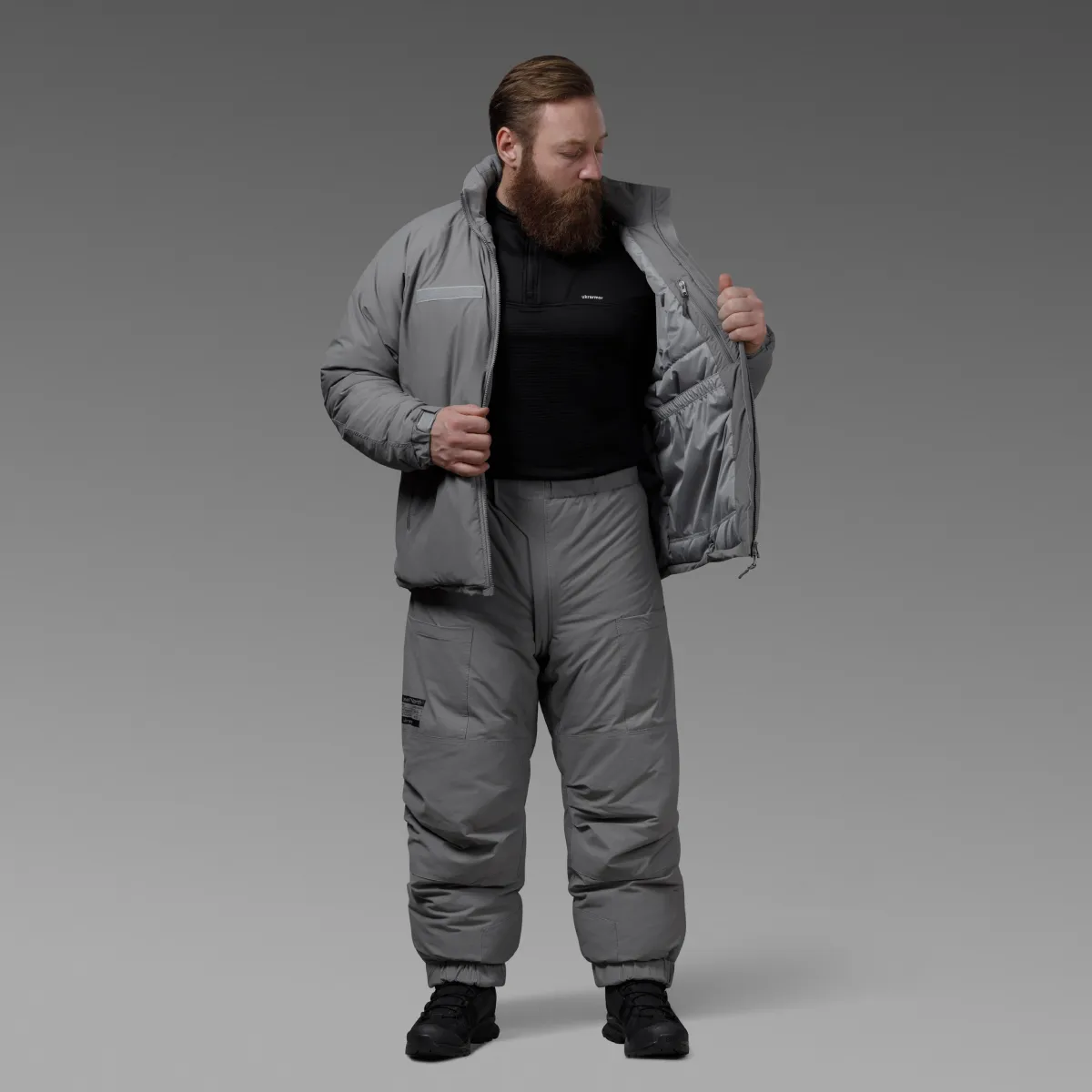 Комплект зимового одягу Level 7 North до -40°C (ECWCS Gen III). Сірий 12