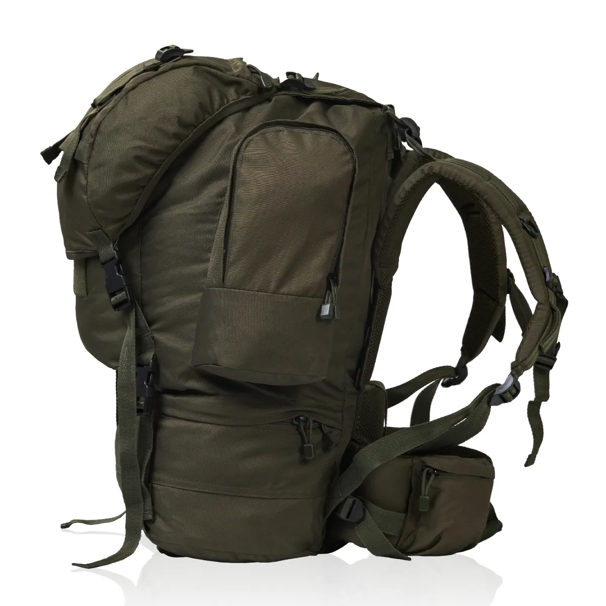 Рюкзак Mil-Tec на 75 л с водоотталкивающим покрытием. Олива 5