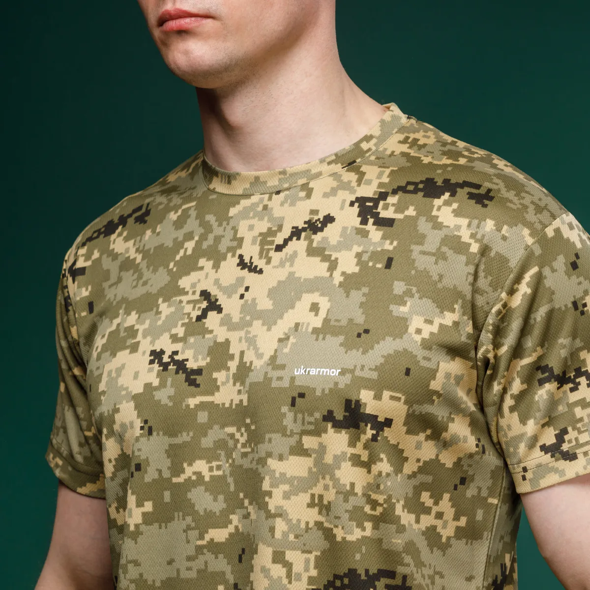 Футболка сетчатая AIR Coolmax. Легкая и хорошо отводит влагу. Пиксель (мм-14) 3