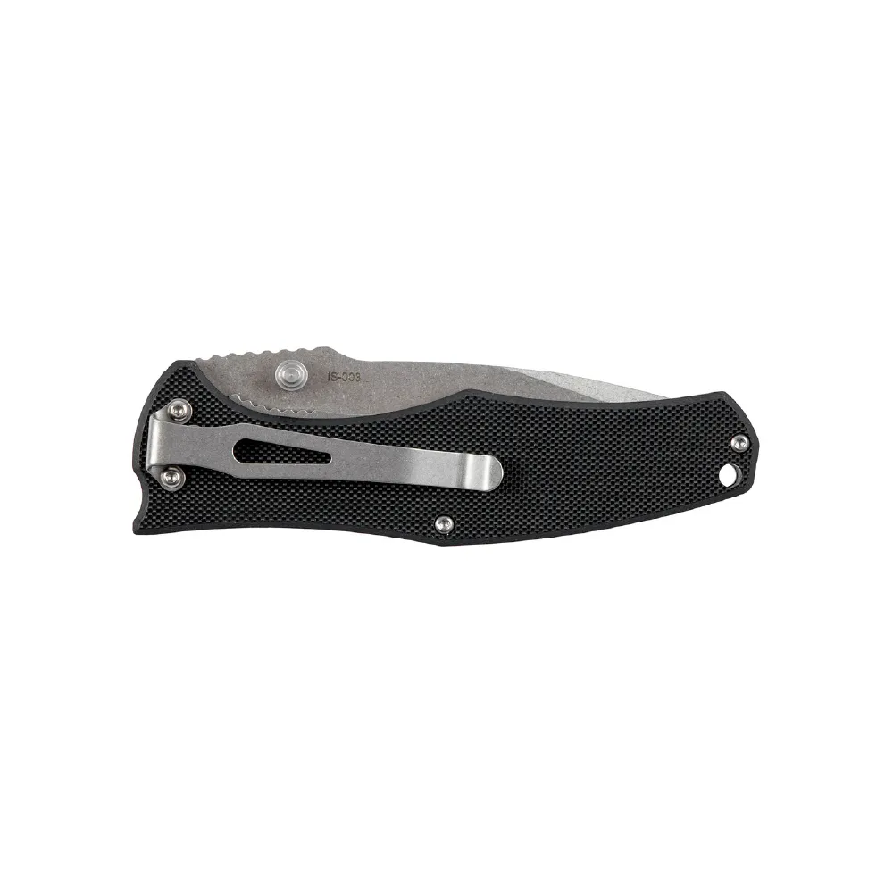 Ніж розкладний SKIF Hamster. Довжина 205 мм. Маса 116 г. Чорне руків’я. 4