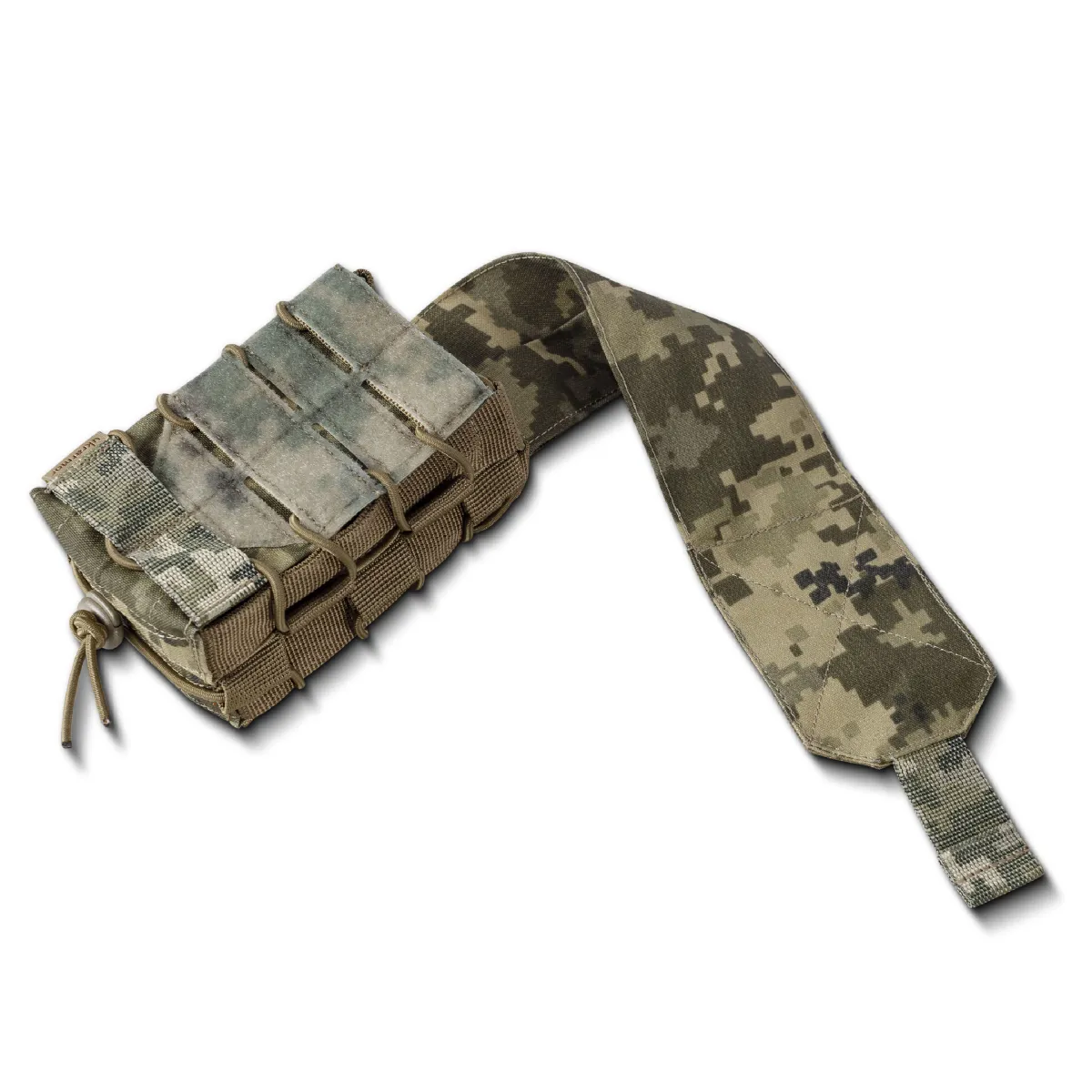 Подвійний закритий підсумок з клапаном під магазини АК/АR. Піксель (мм-14). 4