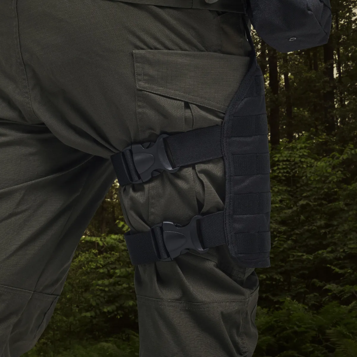 Платформа на бедро (L/XL). Cordura 1000. Крепление Molle. Черная 4