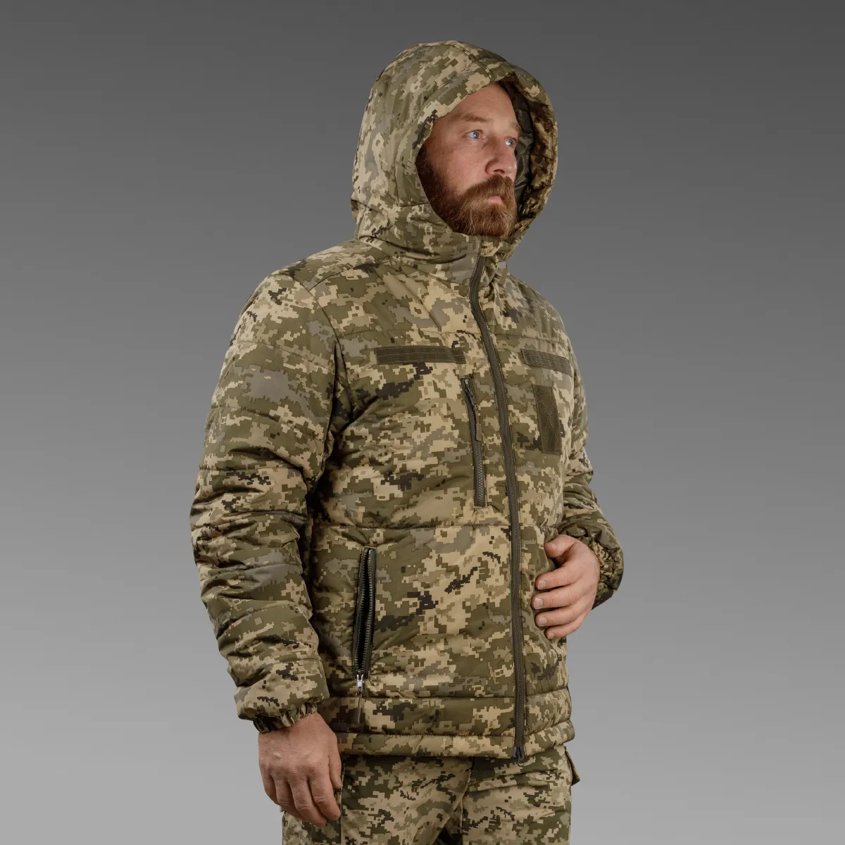 Куртка зимняя North Wind (до -25°C). Утеплитель Termoloft. Пиксель (мм-14) 9