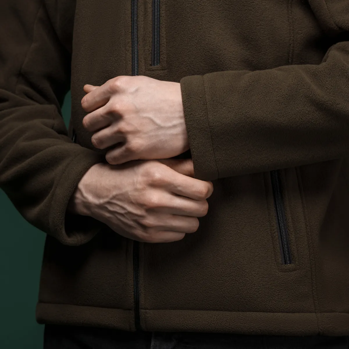 Флісова кофта Ukrarmor Patrol Pullover Fleece Ranger green. Polyester, windproof 6