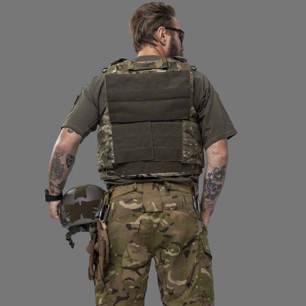 Боевой бронежилет IBV-1. Вес 3.6 кг. Увеличенная площадь защиты. Мультикам. L/XL 10