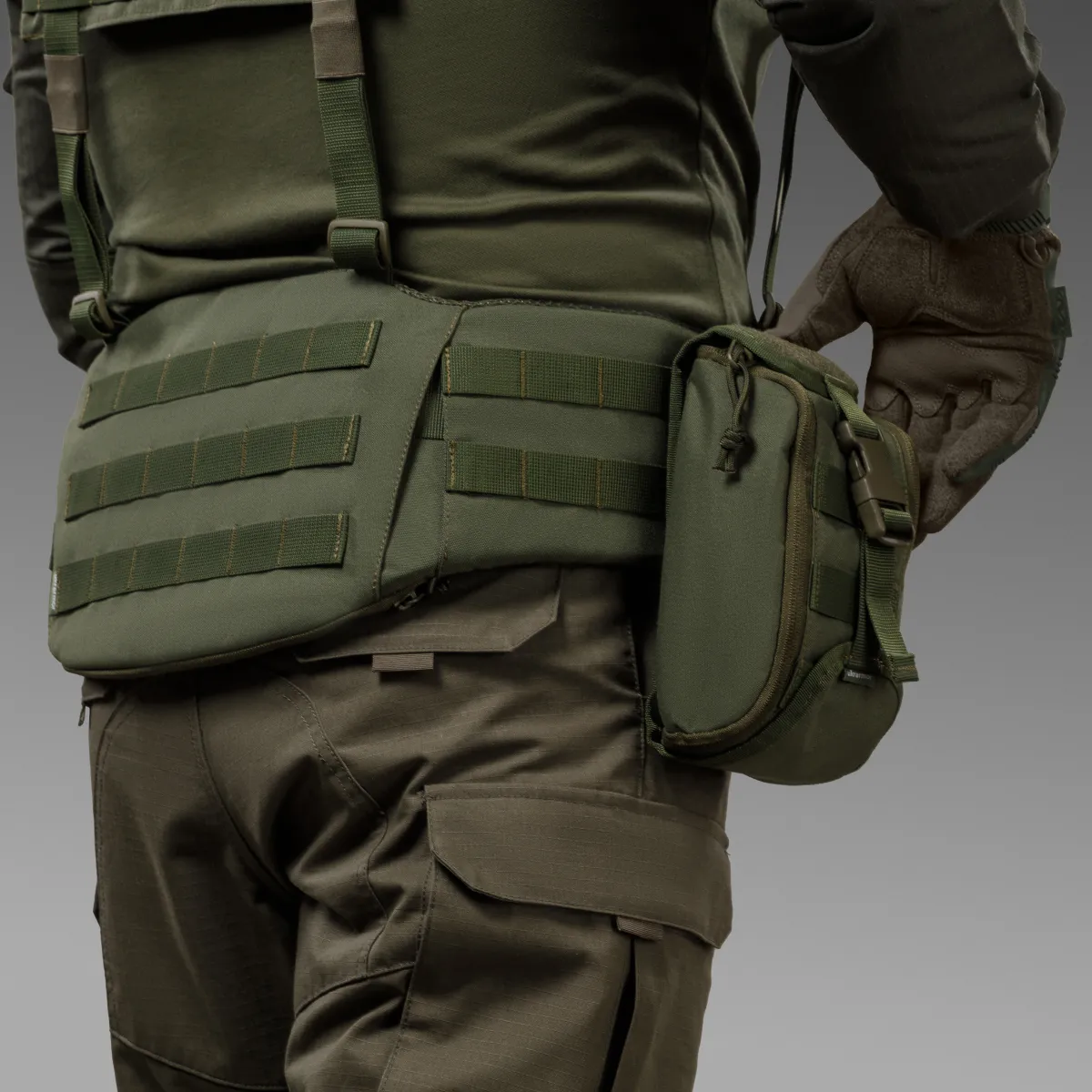 Подсумок-органайзер аптечка. Крепление Molle. Cordura 500D. Олива 7