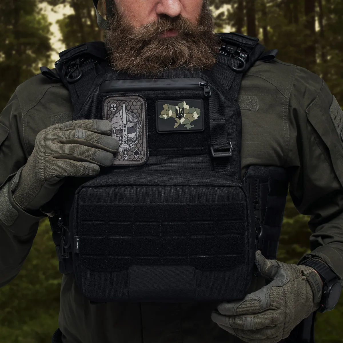 Административный подсумок PRO. Cordura 1000. Крепление Molle. Черный 6