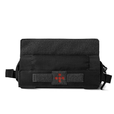 Аптечка тактическая горизонтальная Slim MP, влагостойкая. Черный