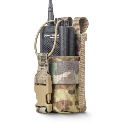 Подсумок для рации. Крепление Molle. Cordura 1000. Цвет Мультикам