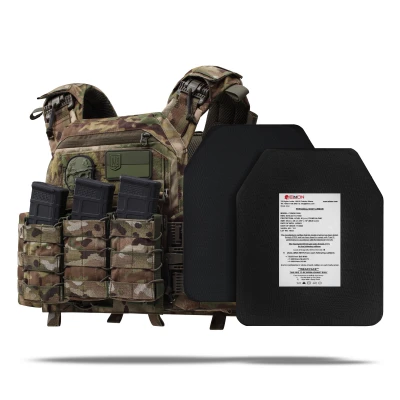 Бронежилет 3 (+++) уровня NIJ (PRO). Вес 4 кг. Керамические плиты Elmon 1.65 кг. Мультикам