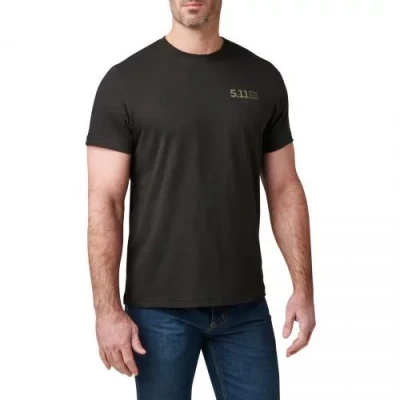 Футболка 5.11 Tactical Brew Grounds с рисунком на спине. Цвет black