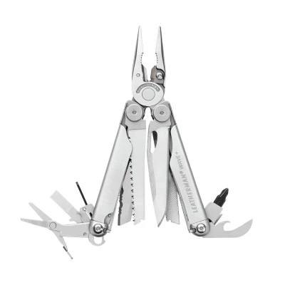 Мультитул Leatherman® (США) Wawe Plus на 17 инструментов из нержавеющей стали, нейлоновый чехол.