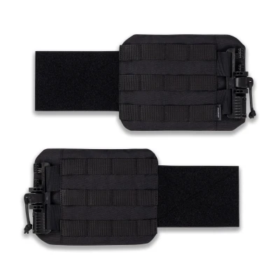 Бокові камербанди М з балістичними пакетами 20х15 см 1-го класу захисту. Чорний