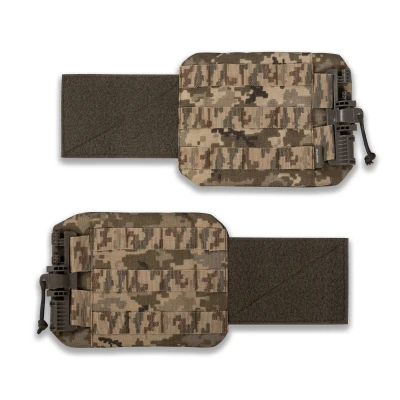 Бокові камербанди М з балістичними пакетами 20х15 см 2-го класу захисту. Піксель(мм-14)