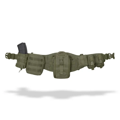 Комплект Modular Battle Belt L/XL 2-го класса защиты. Тактический пояс с обвесами. Олива
