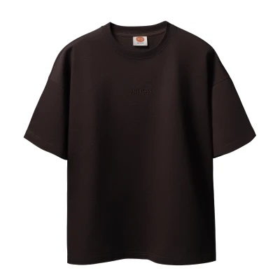 Футболка «Живи» від Rift. Oversize. Шоколадний