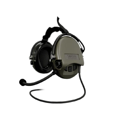 Активные наушники Sordin® Supreme MIL CC Supreme MIL CC Neckband. Green