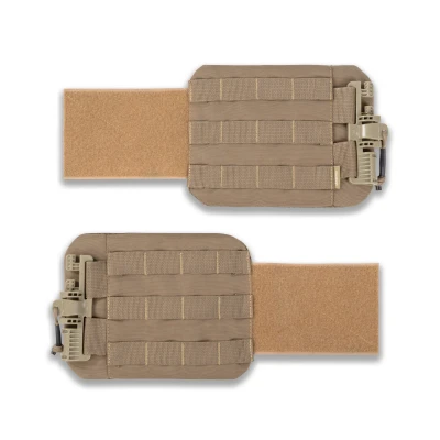 Боковые камербанды М с баллистическими пакетами 20х15 см 1-го класса защиты. Койот