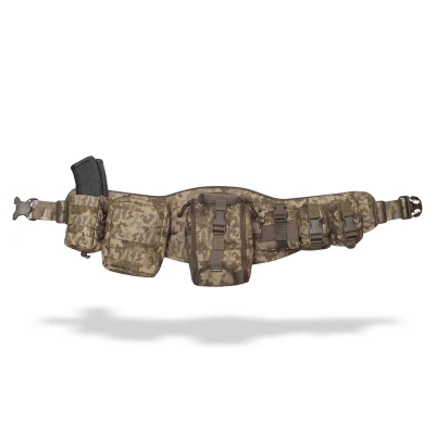 Комплект Modular Battle Belt S/M без балістичного захисту. Пояс з обвісами. Піксель (14-мм)
