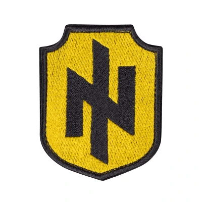 Шеврон (нашивка) Ідея нації, 8.5х6.5 см. Чорно-жовтий